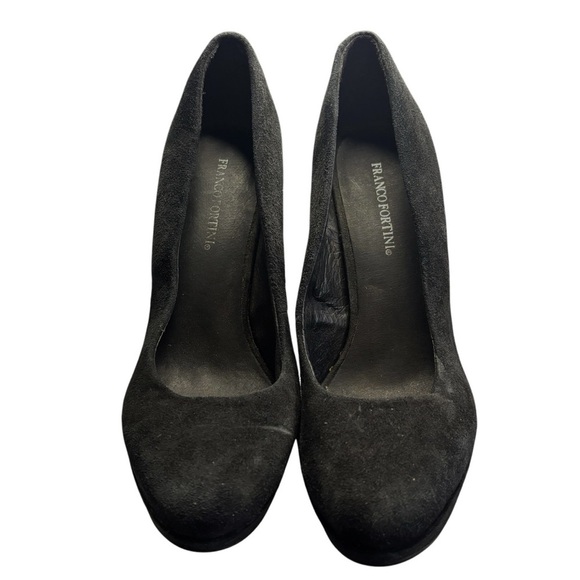 Franco Fortini Women’s Black Suede Platform Heels Size 6 | 3263 - Picture 3 of 10